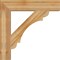 Ekena Millwork Olympic Block Rough Sawn Bracket, Western Red Cedar, 6"W x 34"D x 34"H BKT06X34X34OLY05RWR - alternate 4